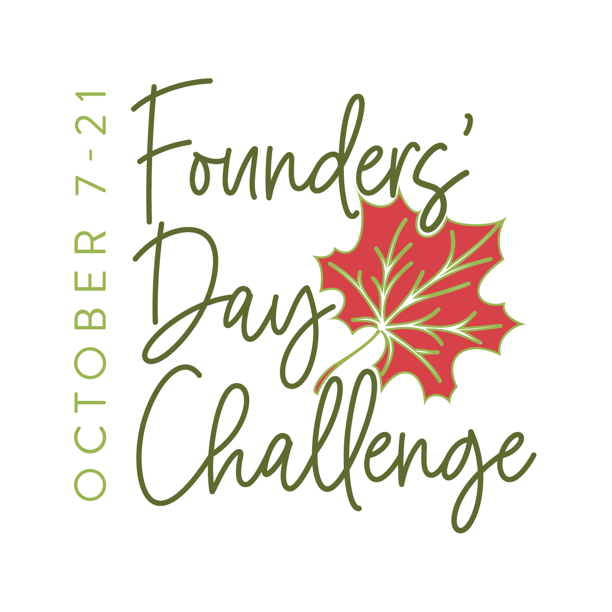 Founders' Day Challenge, October 7-21