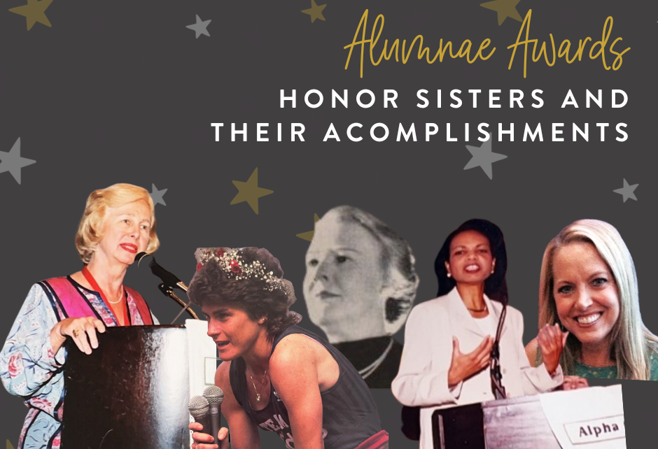 Alumnae Awards Honor Sisters And Their Accomplishments - Alpha Chi Omega